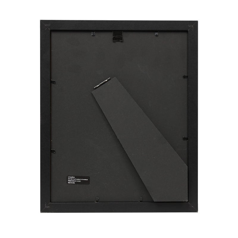 FrameWorks 2-Pack، 8x10 إطار صورة غير لامع إلى 5x7، أسود - إطار صورة كلاسيكي مع زجاج مقسّى، إطار صورة بحواف نظيفة، إطار ملصق بلمسة نهائية بيضاء غير لامعة، إطار شهادة - Image 4